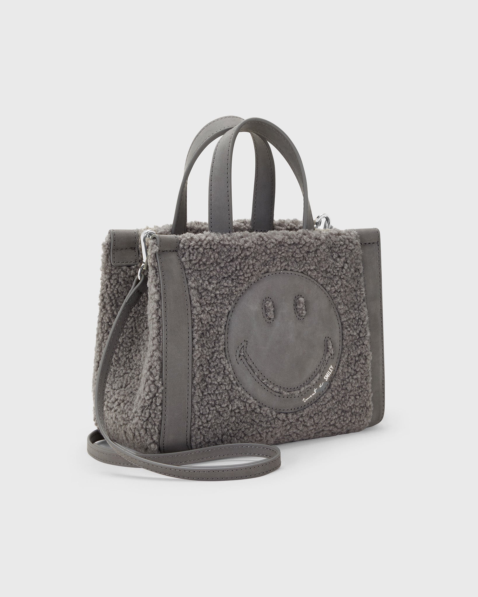 Mini Tote Smiley® Grey