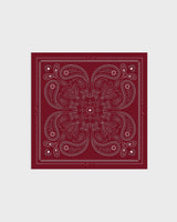 Scarf Silk Paisley Burgundy