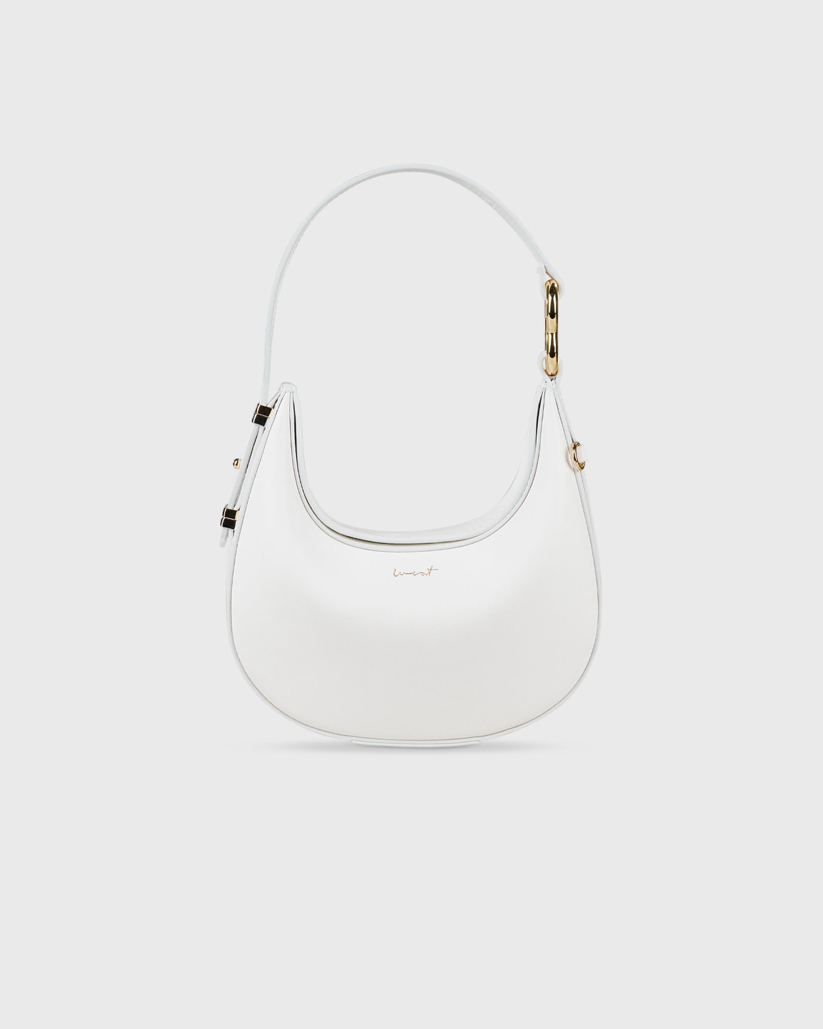 Mini Halfmoon Bag White