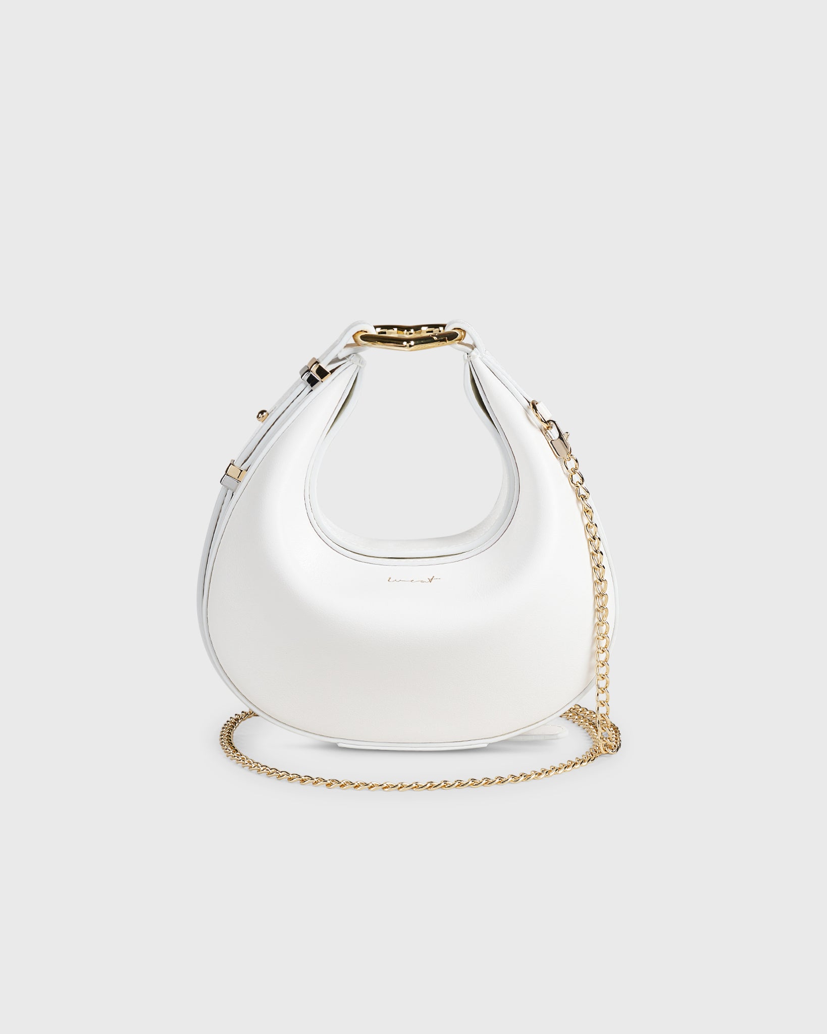 Mini Halfmoon Bag White