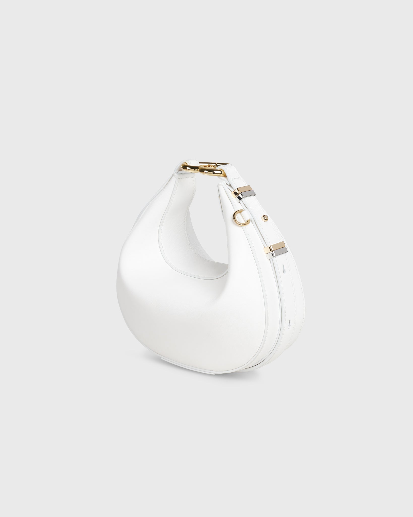 Mini Halfmoon Bag White
