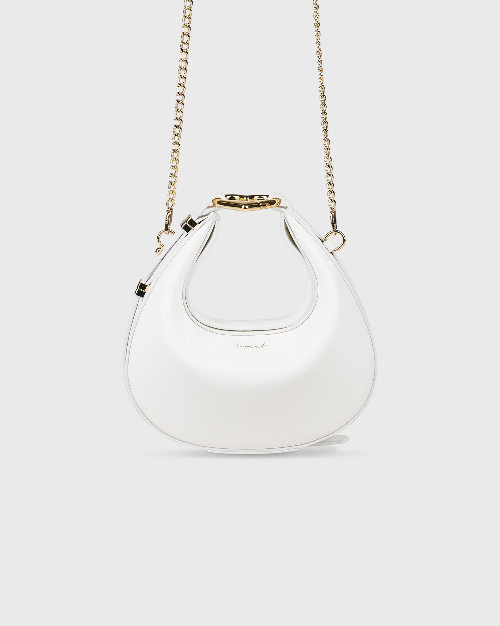Mini Halfmoon Bag White