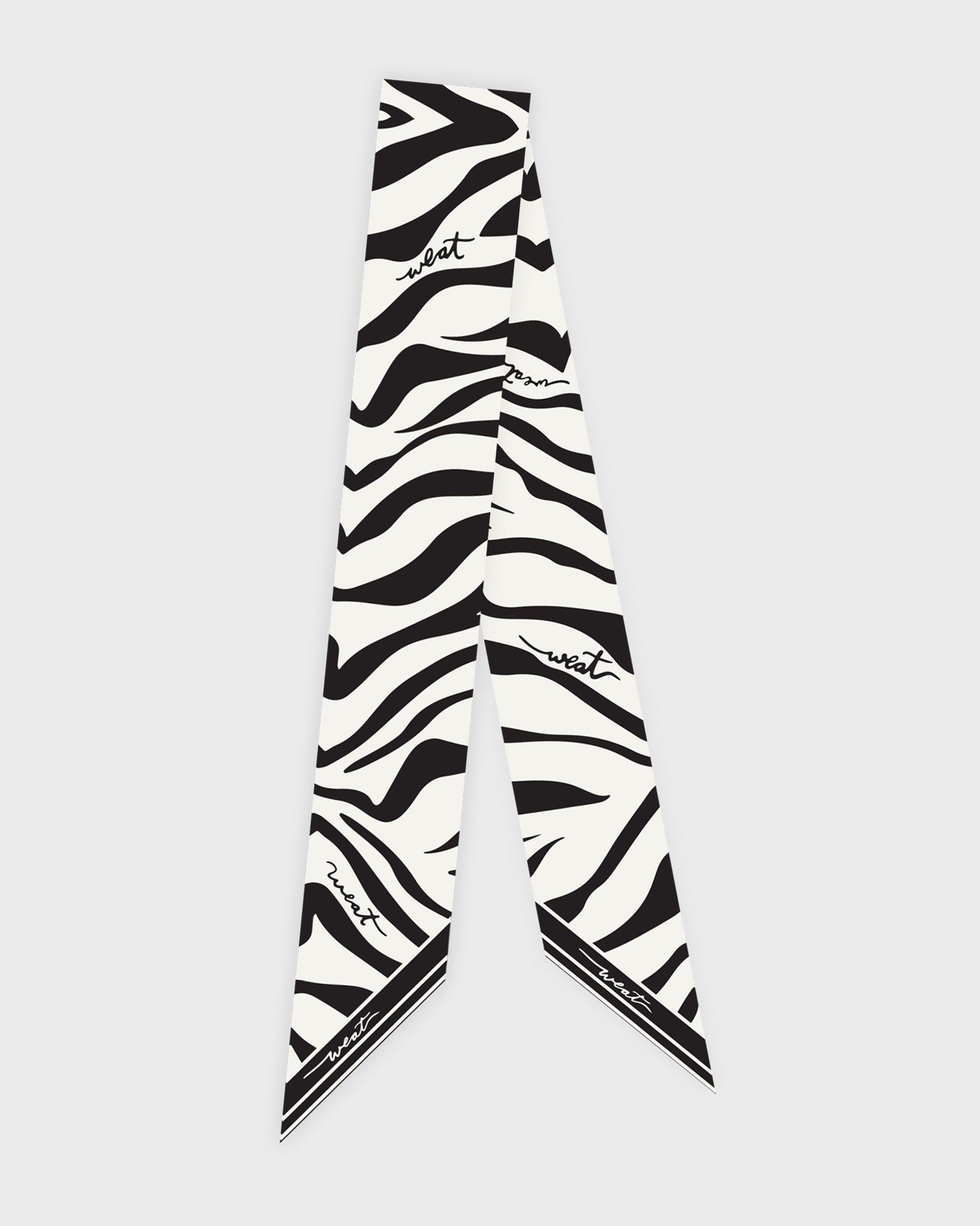 Twilly Silk Zebra Black