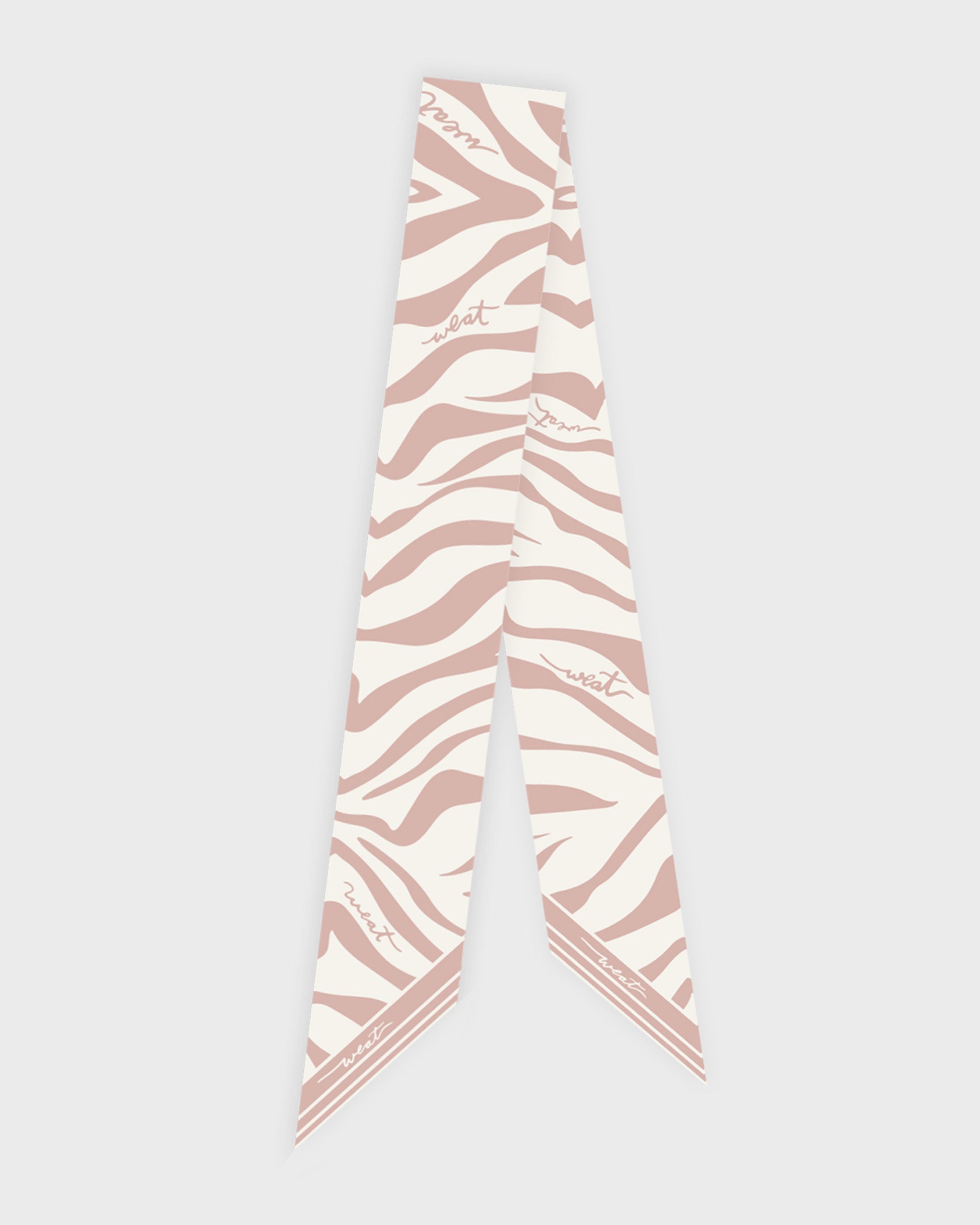 Twilly Silk Zebra Pink