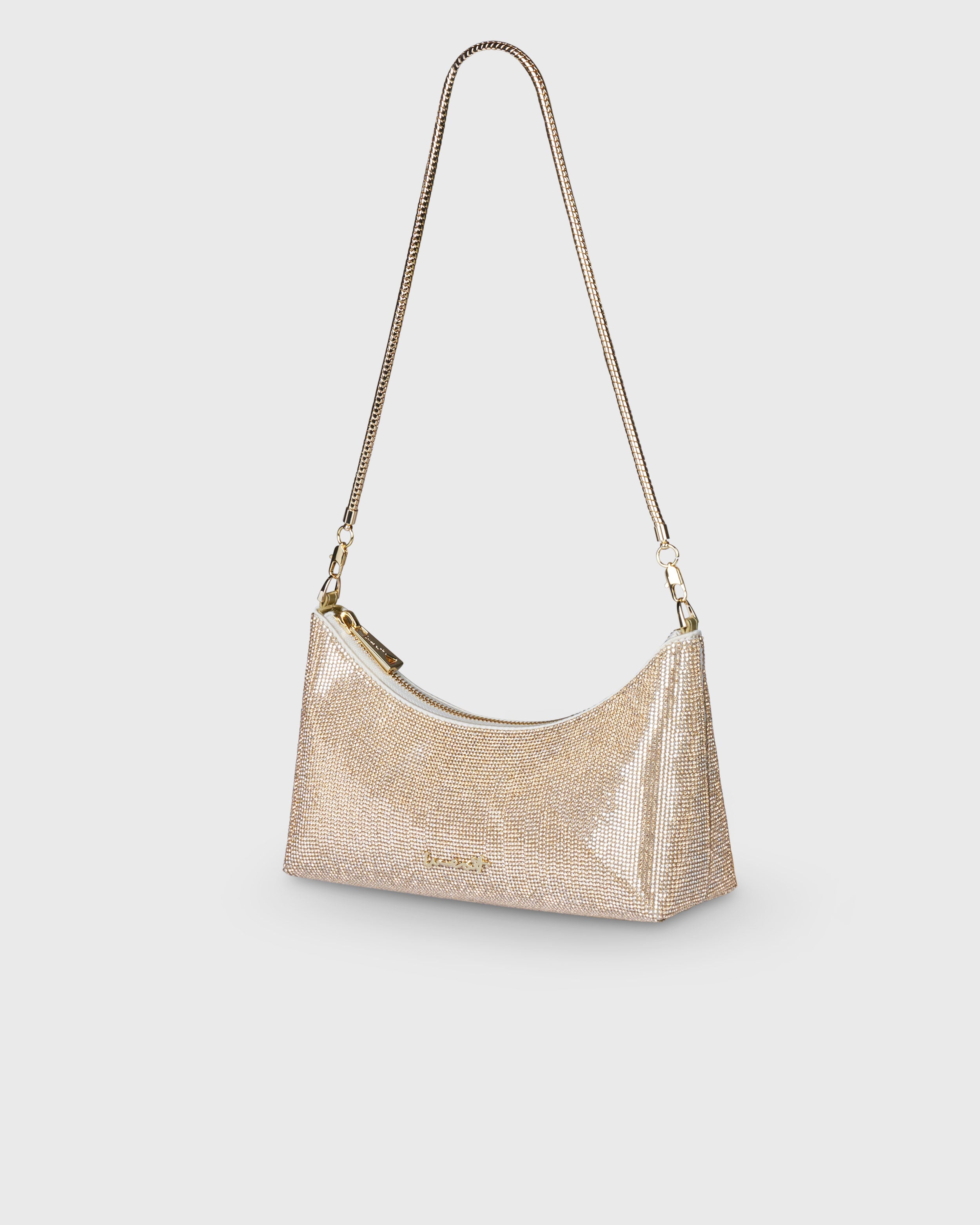 Baguette Bag Crystal Champagne