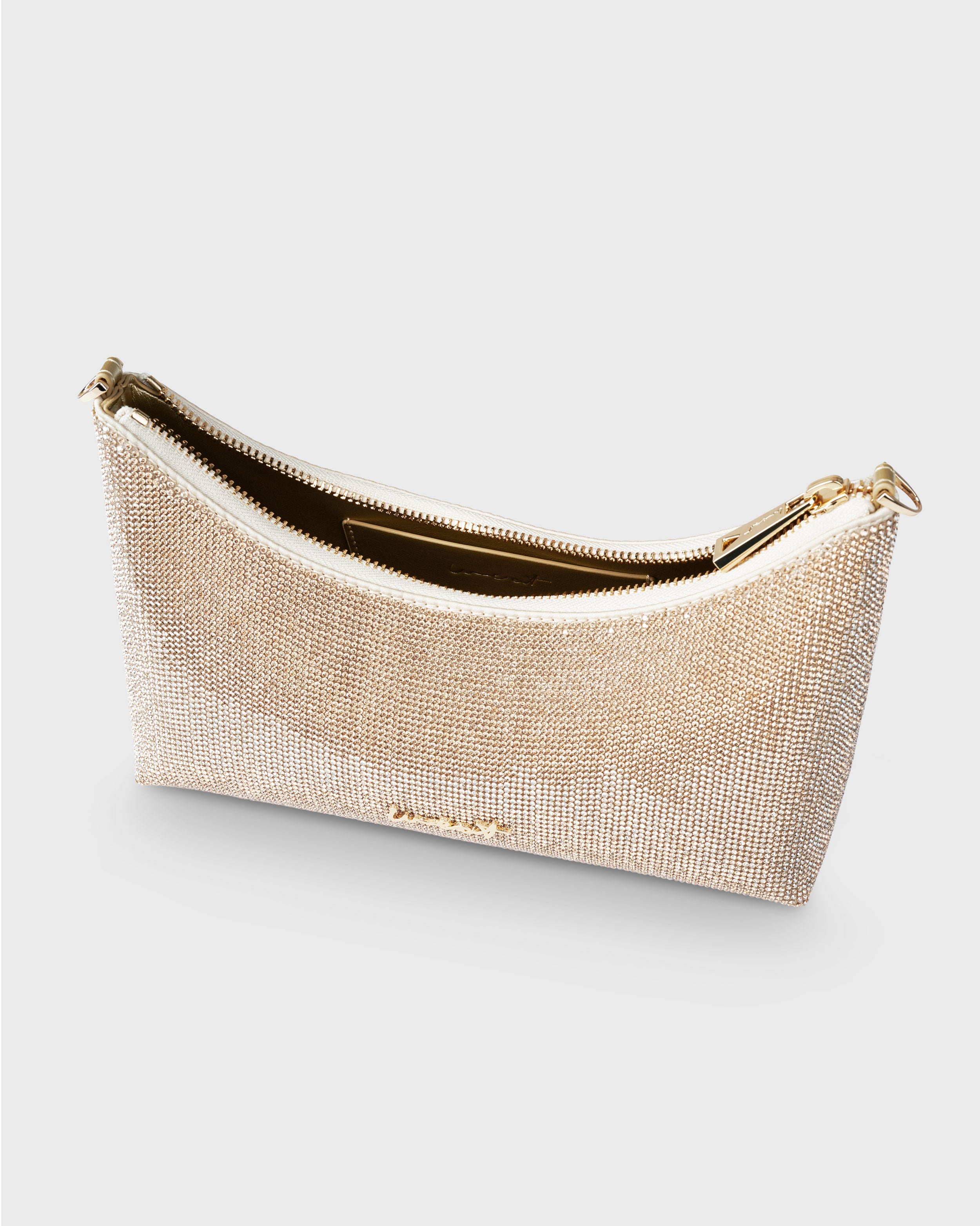 Baguette Bag Crystal Champagne