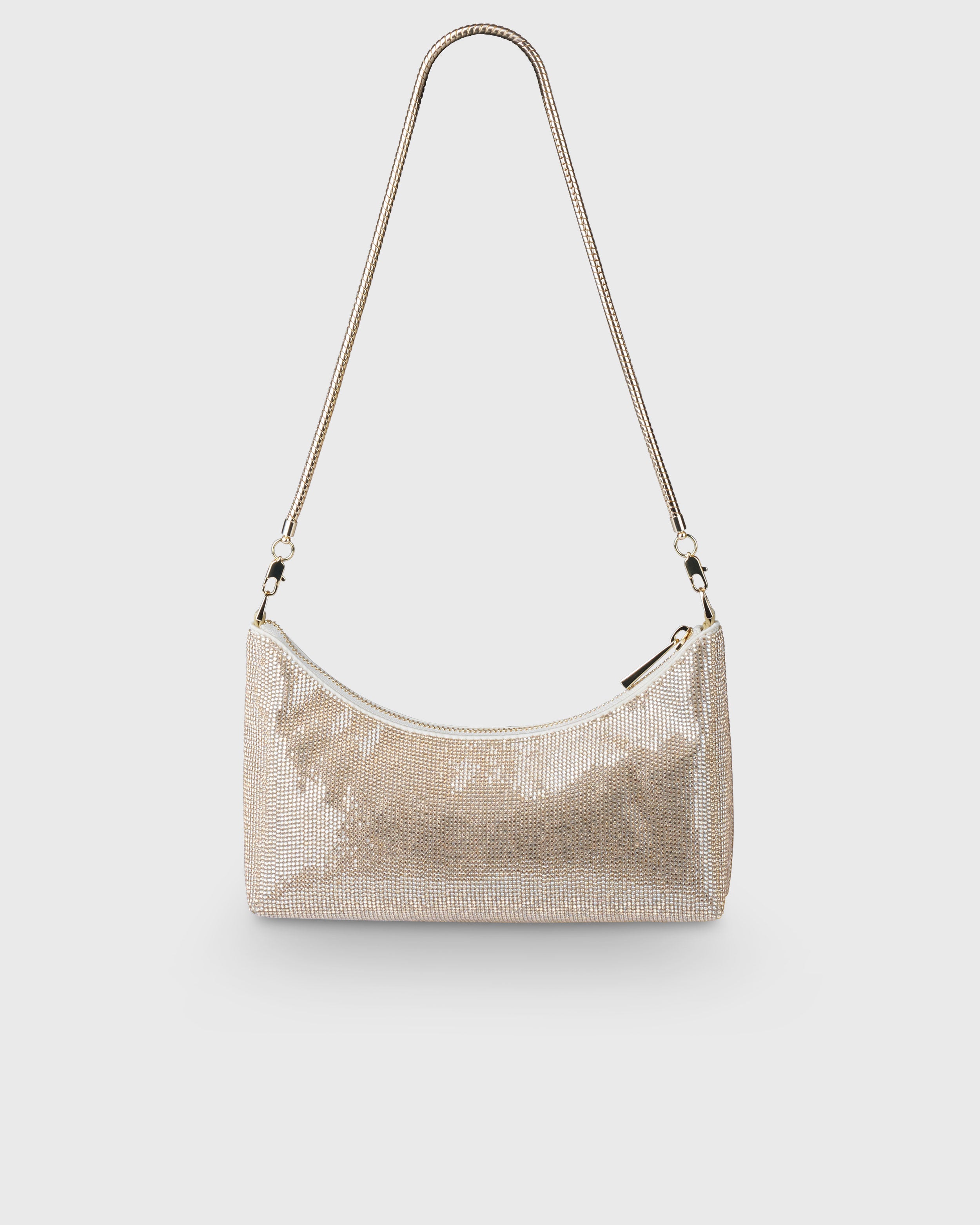 Baguette Bag Crystal Champagne