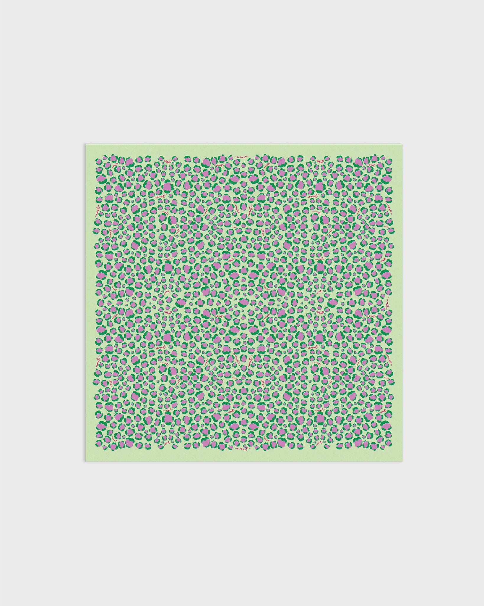Scarf Silk Leo Green