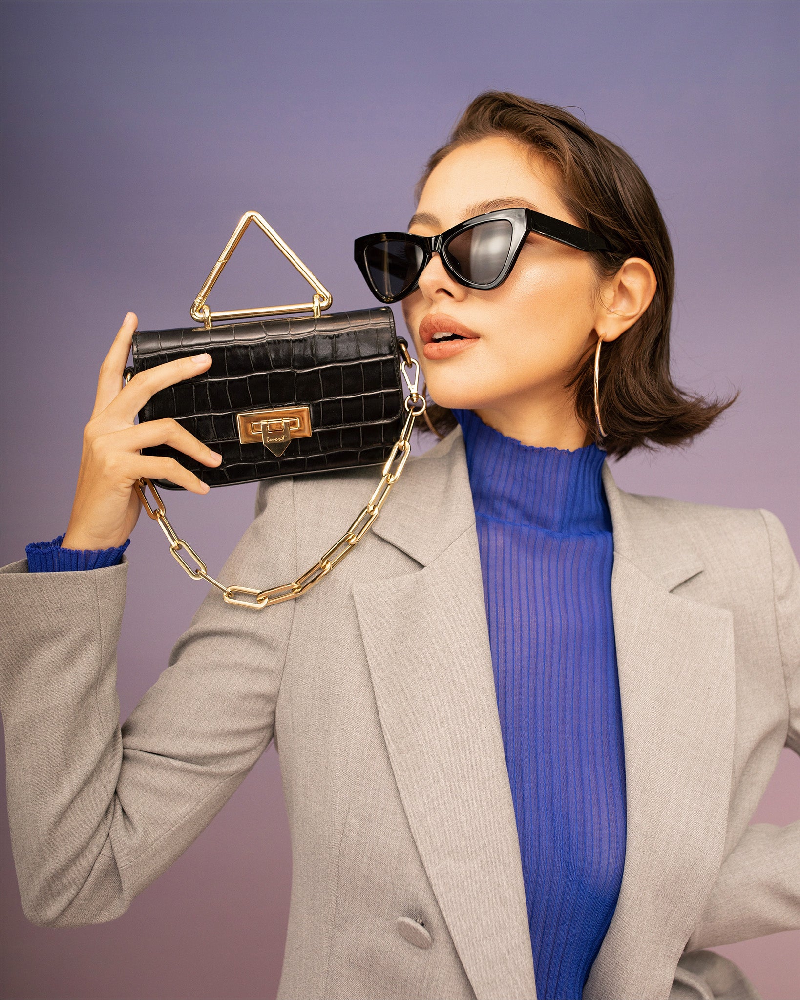 Toast Multi Croco Black