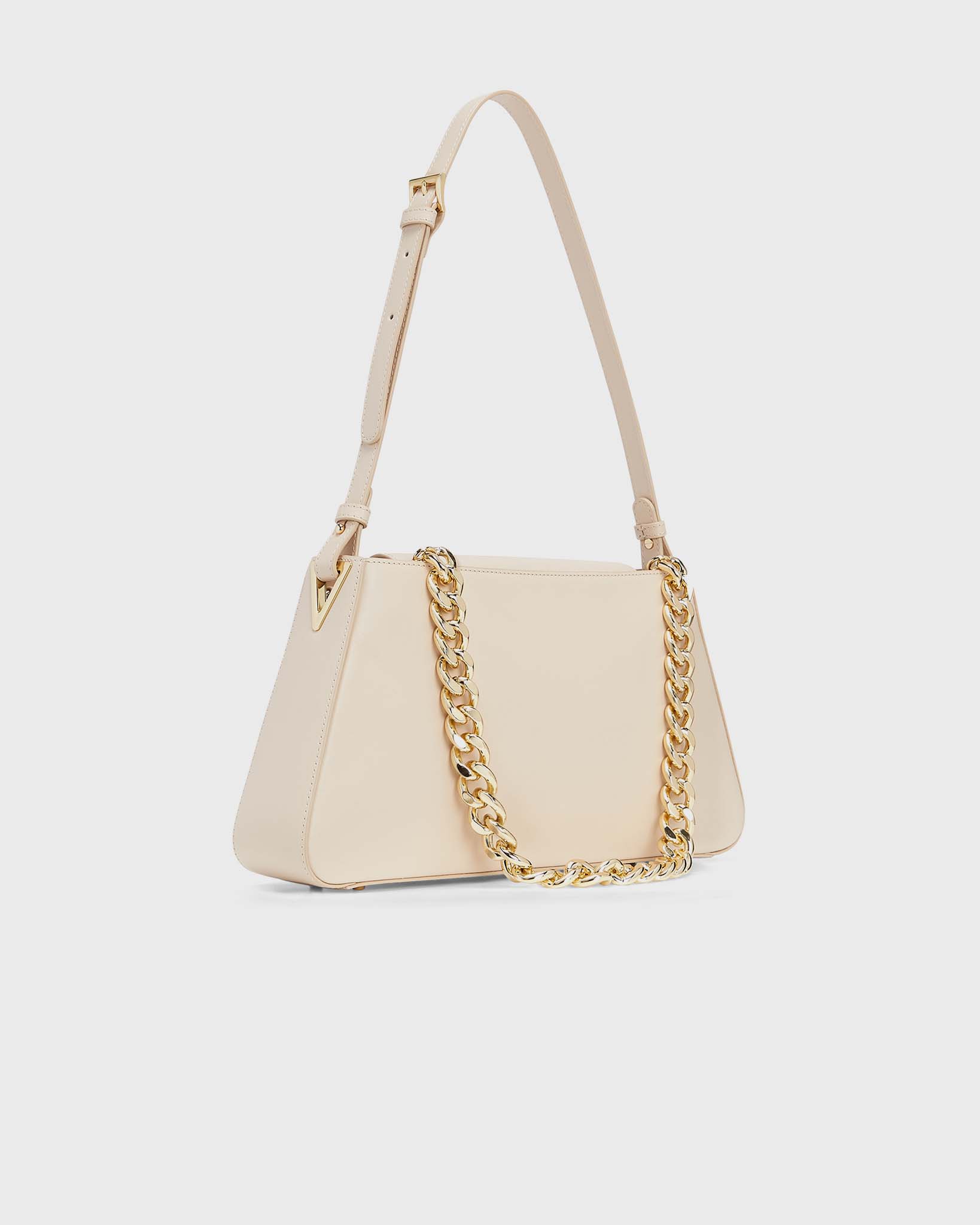 Big Rio Shoulder Bag Nude Gold