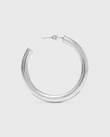 Earrings Hula Hoop Silver