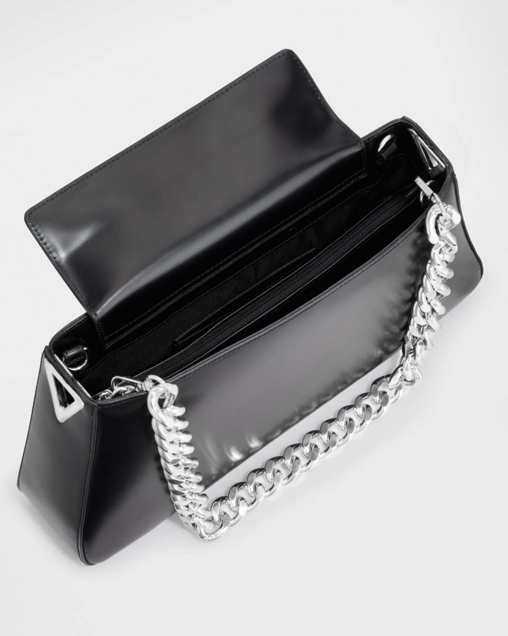 Big Rio Shoulder Bag Black Silver