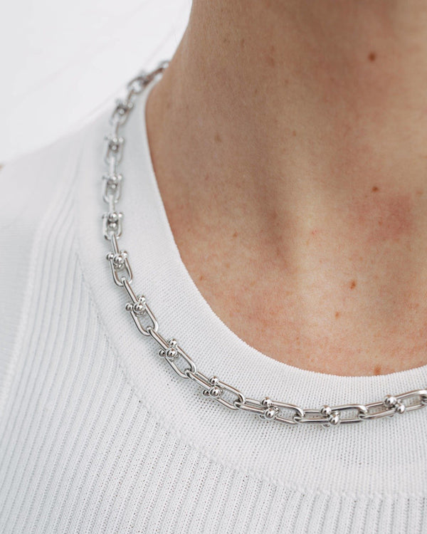 Necklace Bold Links Silver