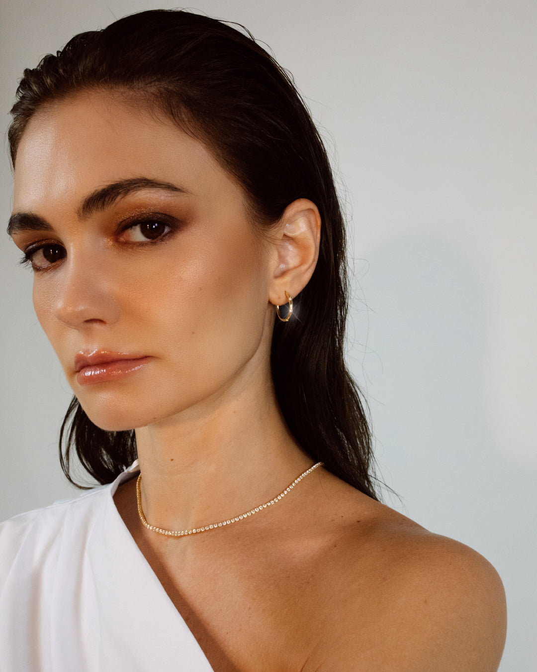 Choker Sparkle On Gold