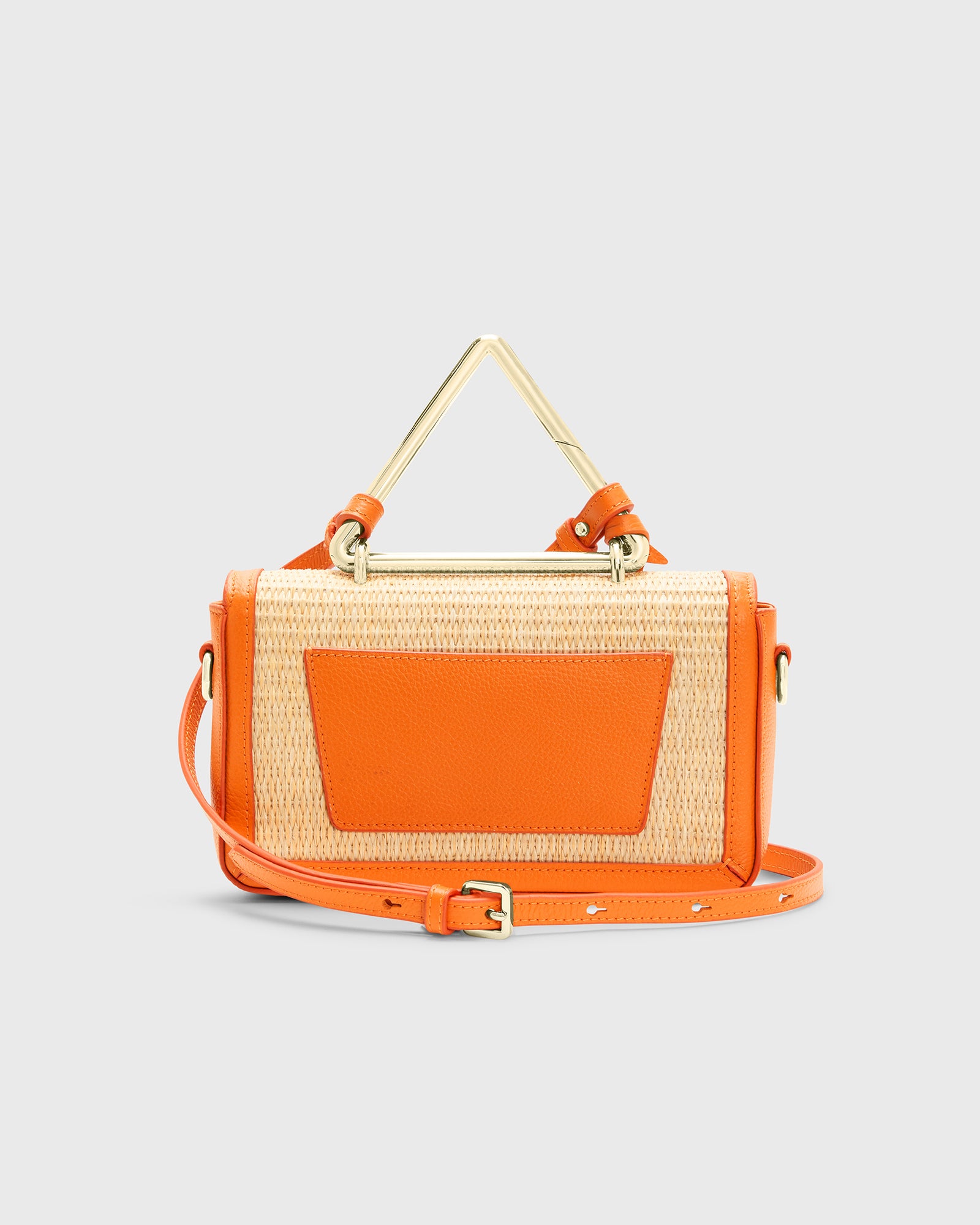 Raffia Orange Multi funtional Big Toast Bag WEAT STUDIO