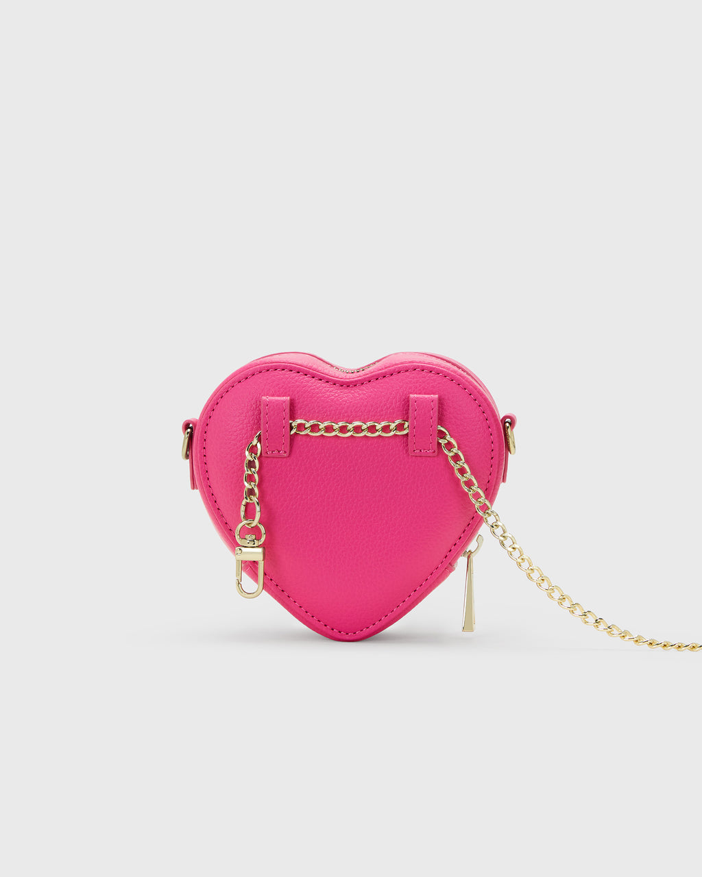Pink Victoria Secret Quilted Wristlet Small Make Up Bag Travel Heart Locket