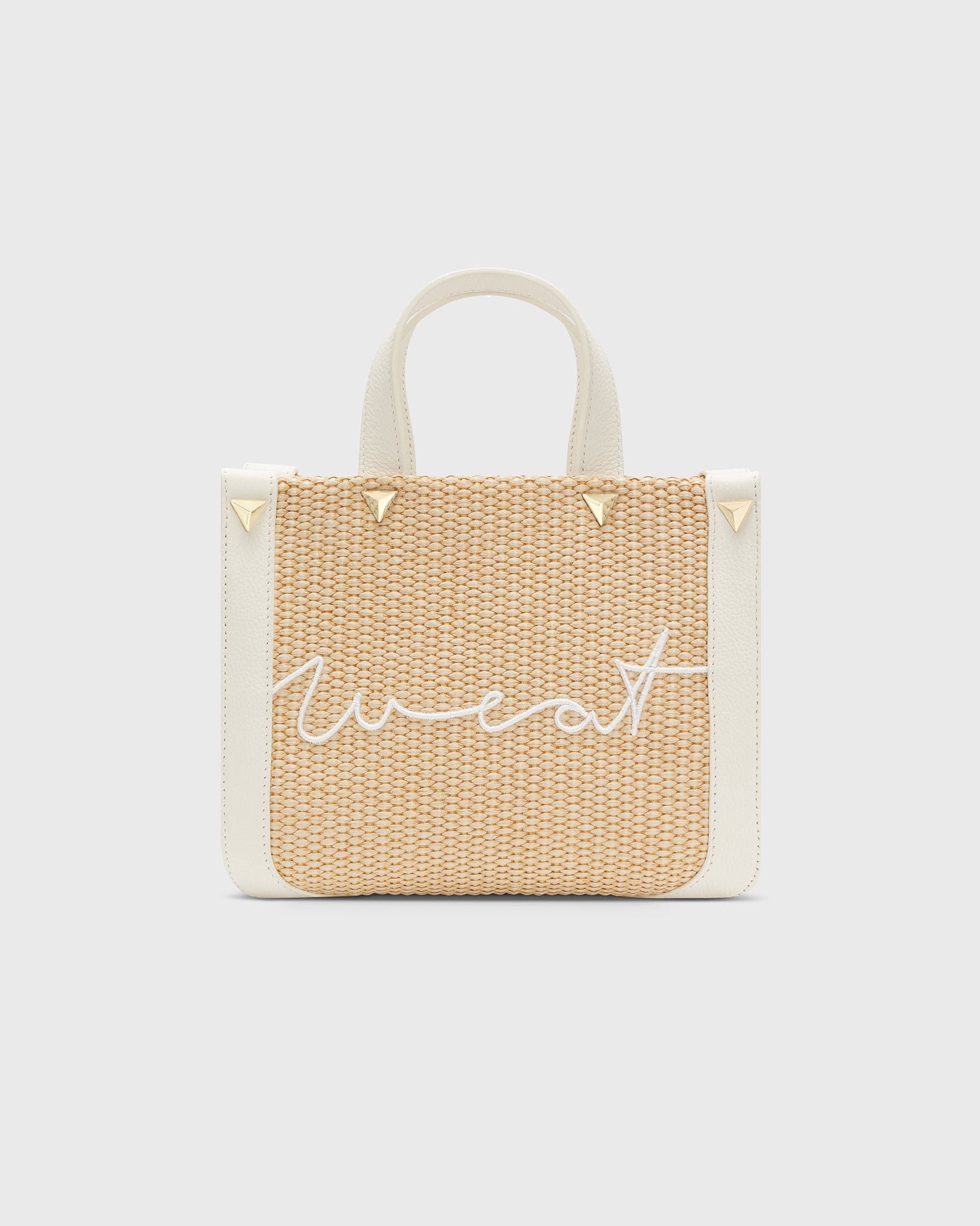 Mini Tote Raffia Tofu