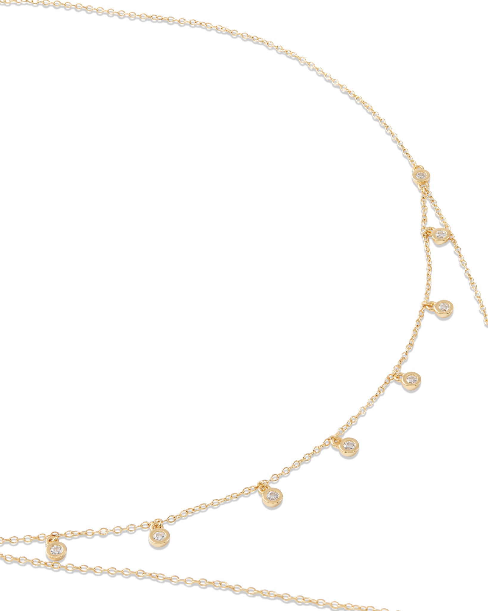 Necklace Sparkling Eclipse Gold