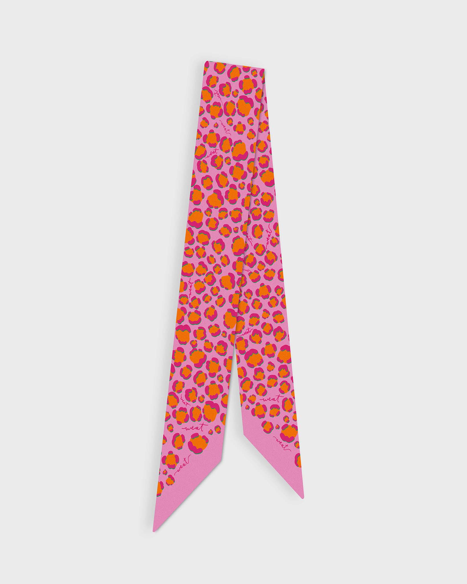 Twilly Silk Leo Pink