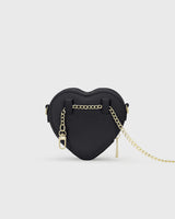 Mini Heart Bag Black
