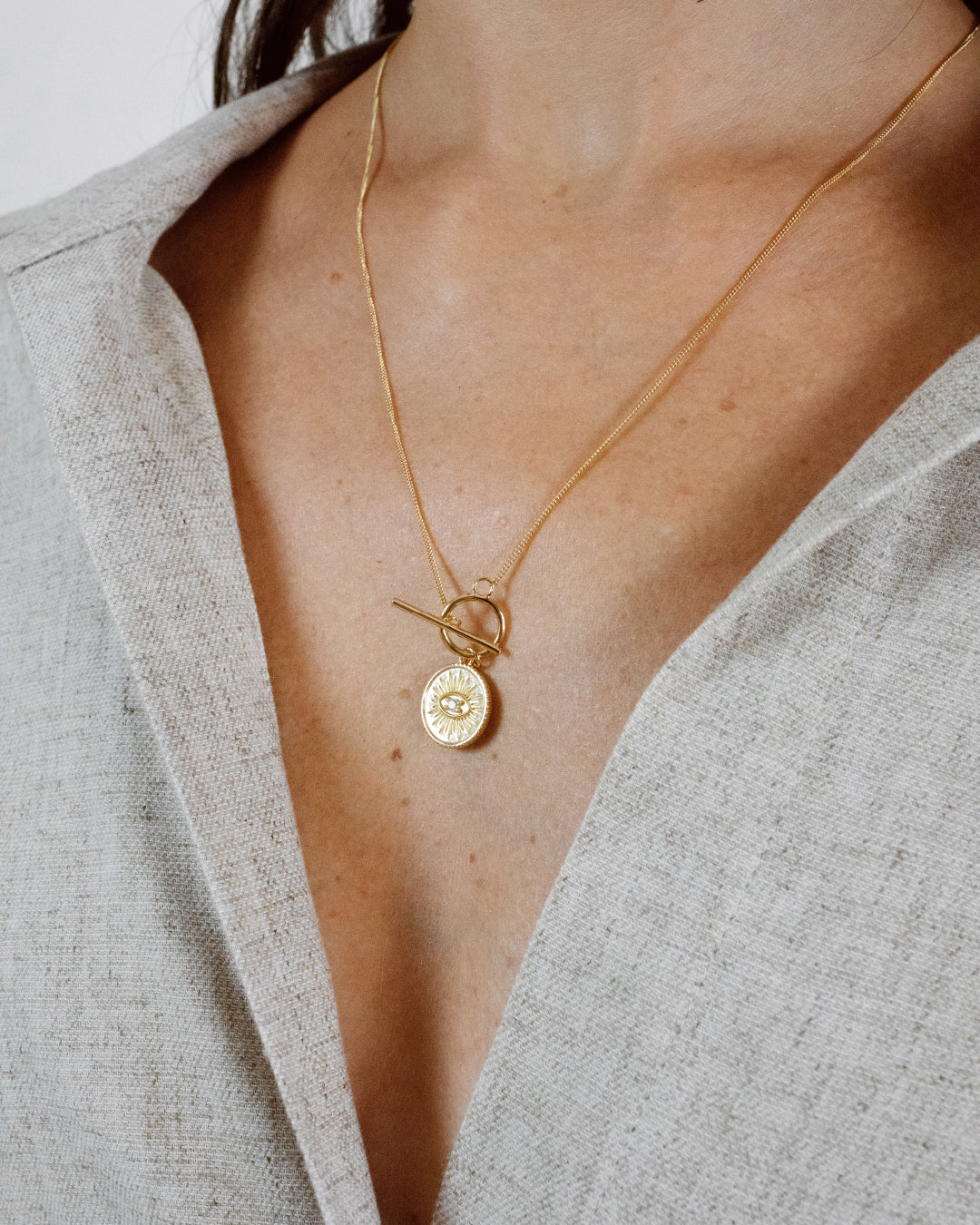 Necklace I See You Gold