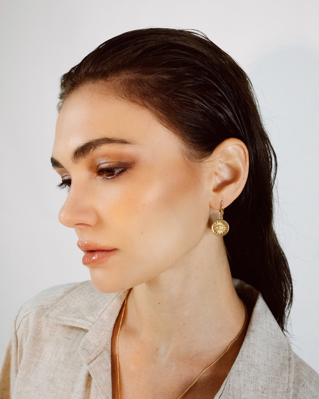 Earrings I See You Gold