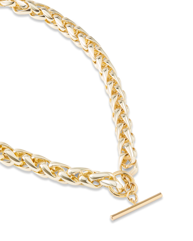 Necklace Braided Gold